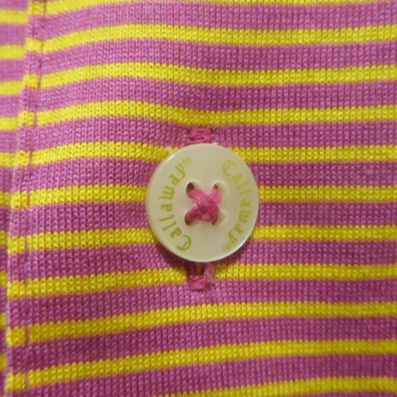 Callaway Golf Shirt - Striped/Multi-Color - Medium - Picture 4 of 7